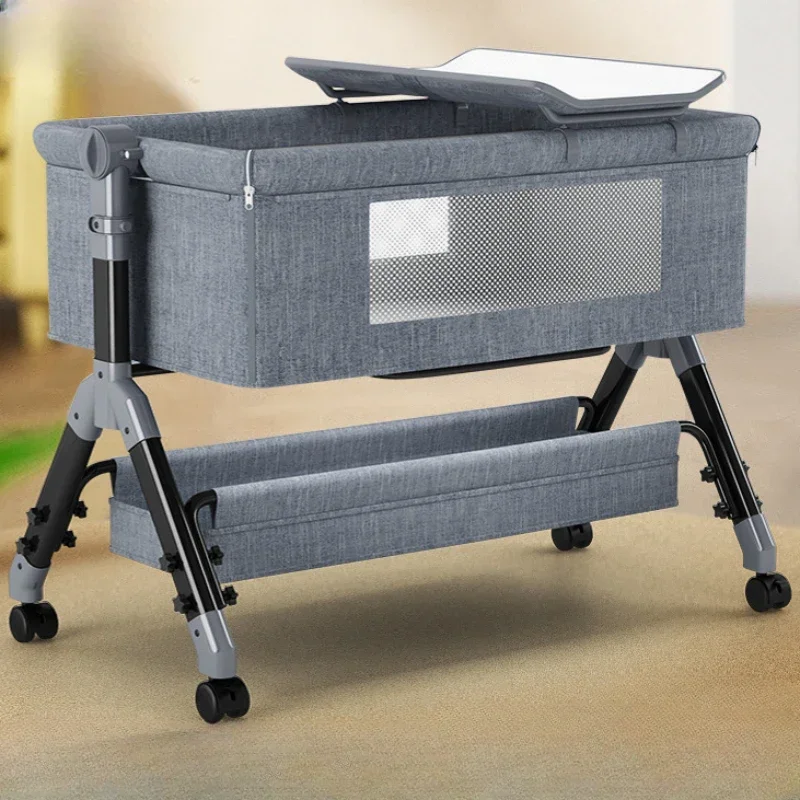 Baby Nursery Trolley - Cuna de empalme móvil, cuna multifuncional
