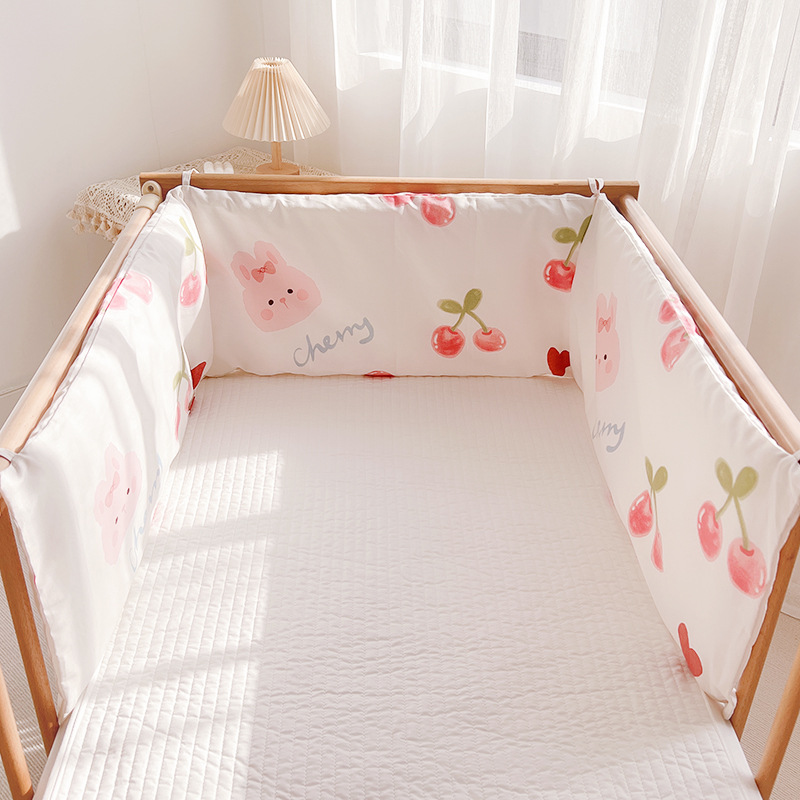 Baby Nursery Boy - Parachoques para cuna alrededor de cuna,