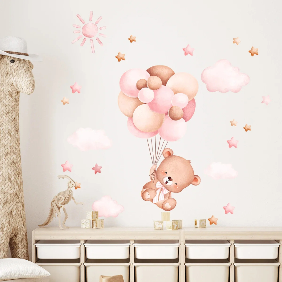 Baby Girl Nursery Quotes - Pegatina de pared con diseño de