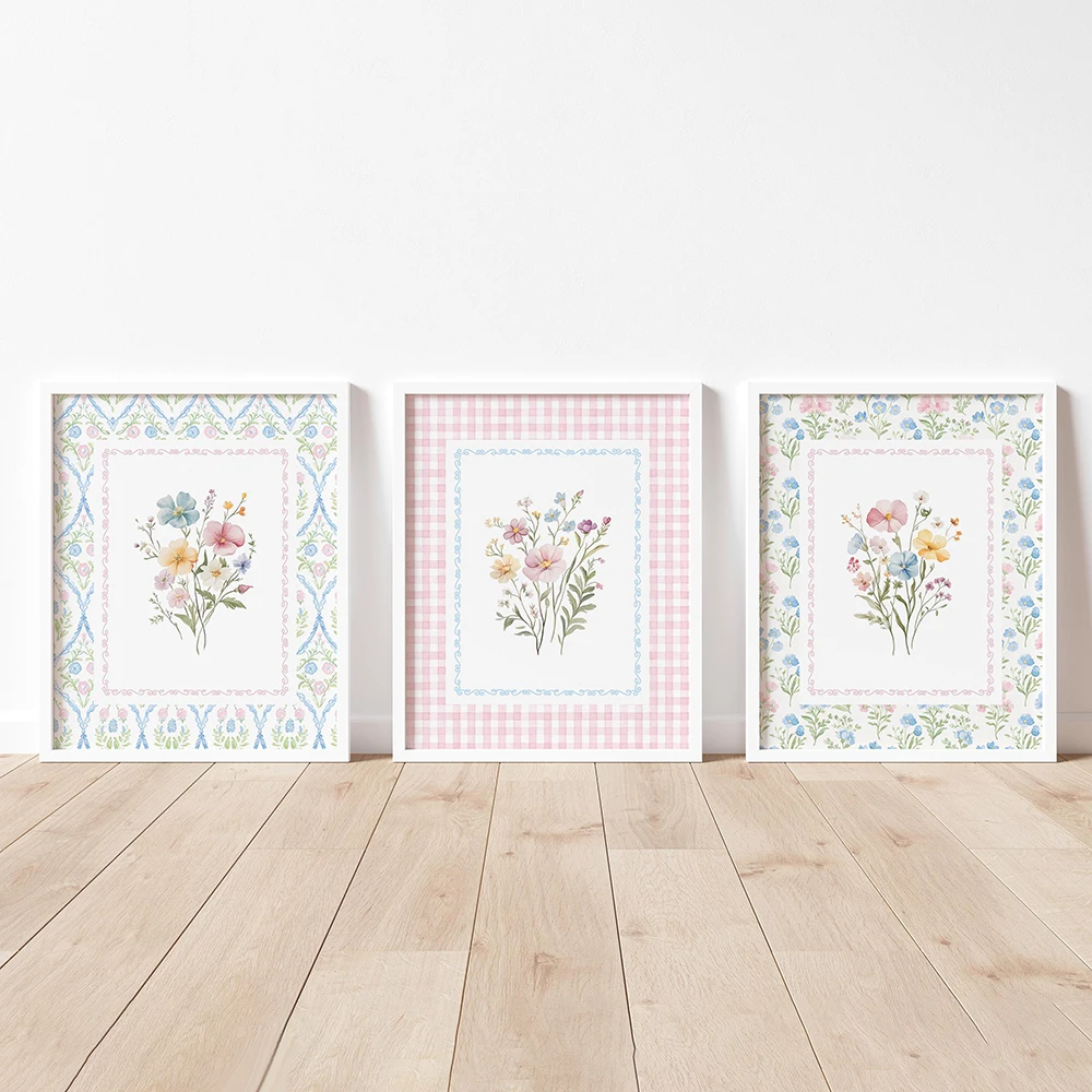 Baby Nursery Frames - Juego de 3 cuadros sin marco