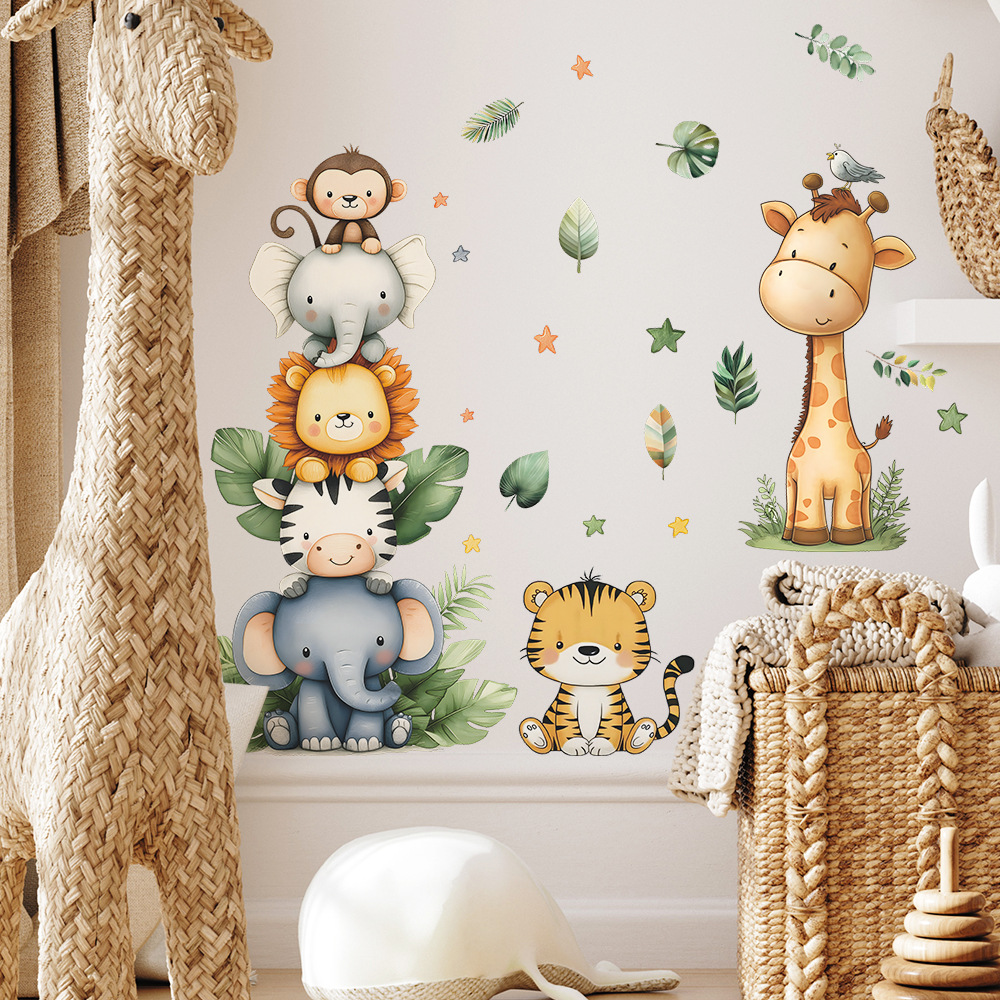 Pegatinas de pared de animales - Baby Nursery Decor Girl reseña y precio