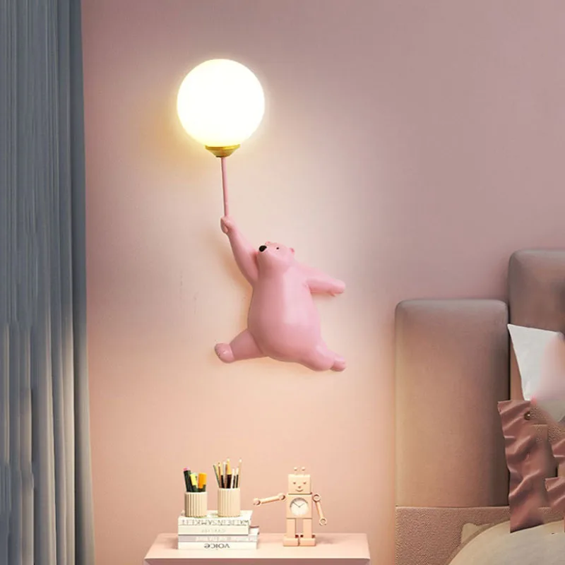 Aplique LED de oso Polar de di - Baby Nursery Wall Lights reseña y precio